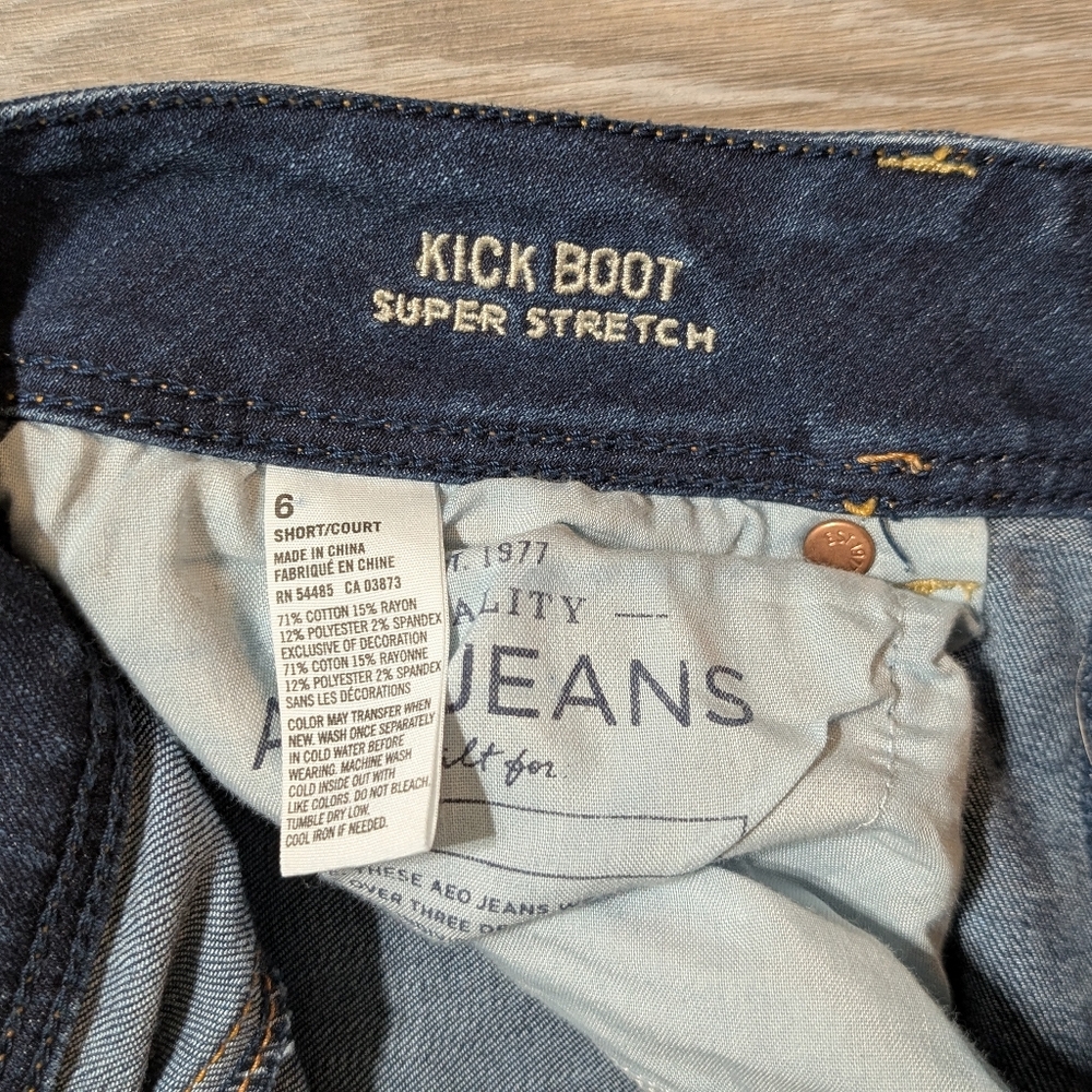 American Eagle Kick Boot Super Stretch - 6 Short - Preloved - Picture 7 of 10